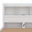 Lit plateforme double en bois avec tiroir de rangement intégré, station de charge et lit gigogne simple-279392280
