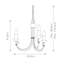 Elkmont 3 - Light Candle Style Chandelier