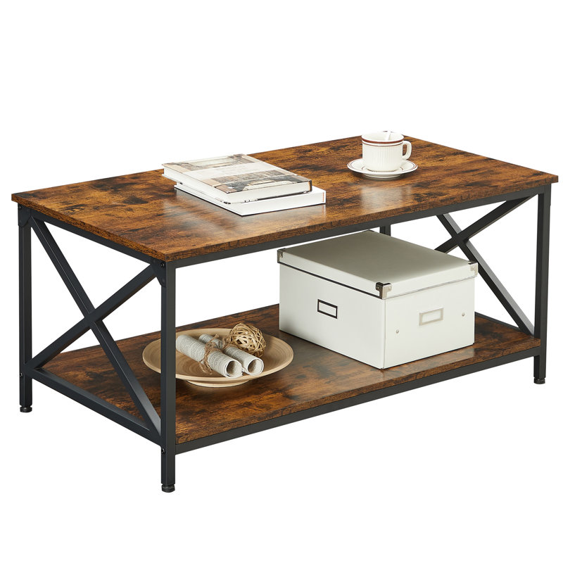 Adalynn Four Leg Coffee Table with Storage