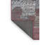Tapis de zone rouge/gris contemporaine-1558268429