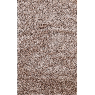 Tapis beige touffeté à la main