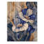 Symphonie éternelle de fleur de freesia bleu IV - Iris, impression sur bois bleu sur bois de pin naturel-1324222025