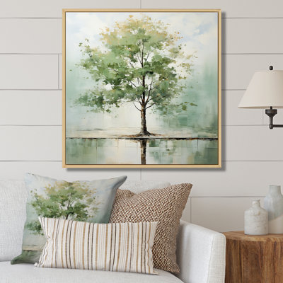 Green American Basswood Wildlife III - Tree Wall Art