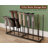 16 Pair Stackable Shoe Storage Cabinet