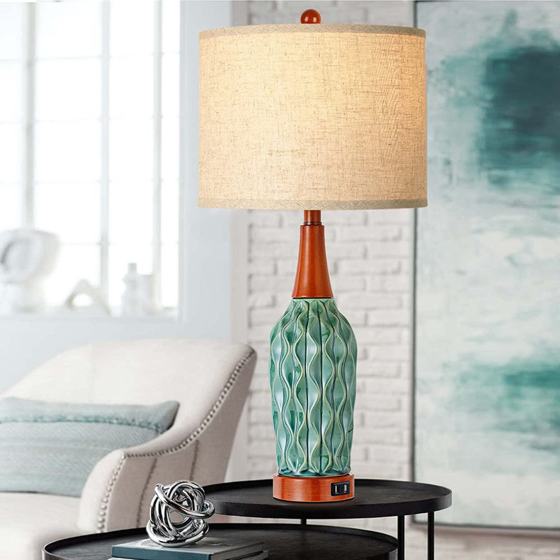 Beeram Ceramic USB Table Lamp