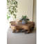 Plateau de décoration en bois de mûrier - 6,5 po de hauteur