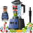 Professional 3.0-HP Kitchen Blender: Powerful 25000 RPM Countertop Blender with 68 oz BPA-Free Container, Variable Speed & Pulse for Smoothies, Shakes, Ice Crushing & More!
