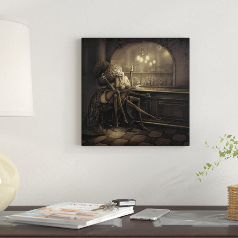 « ida the spider », reproduction d’impression sur toile, H 12 po x l 12 po x P 0,75 po, Toile tendue, Pas de tapis