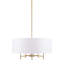 Lustre 5 lumières à abat-jour tambour-1562544314