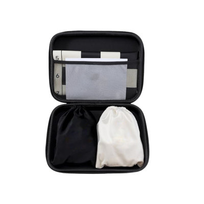 20" Silicone Roll Up Chess Board Set With 3.86" King Heavy Weighted Pieces, Includes 2 Extra Queens And Storage Bag