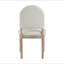 Ensemble de 2 chaises d'appoint de salle à manger à finition naturelle