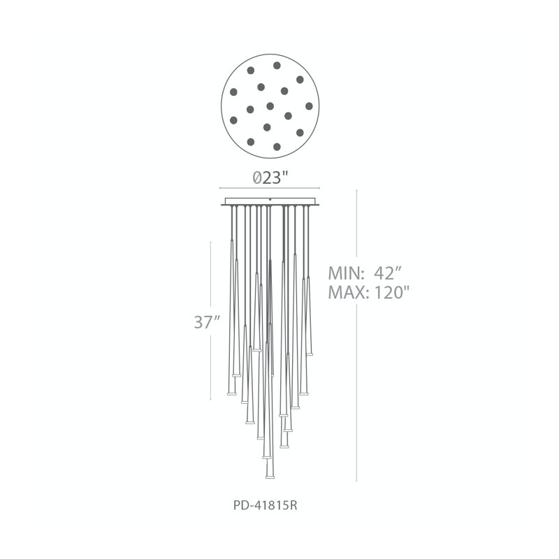 Cascade 15 - Light LED Pendant