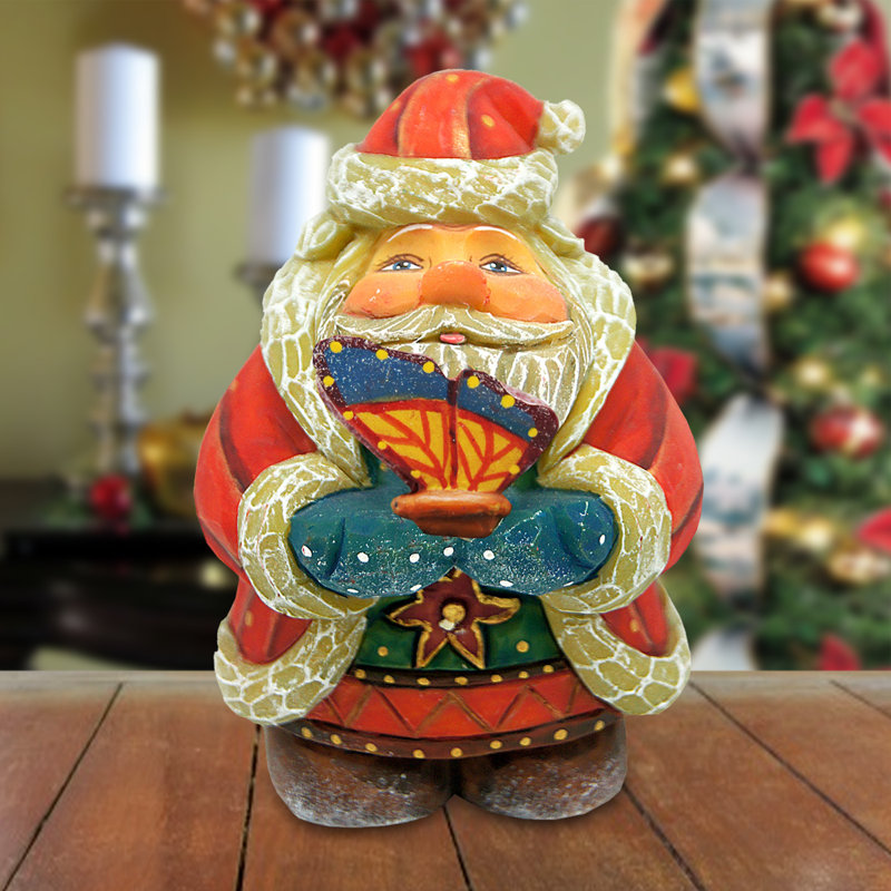 Figurine papillon cadeau de père Noël