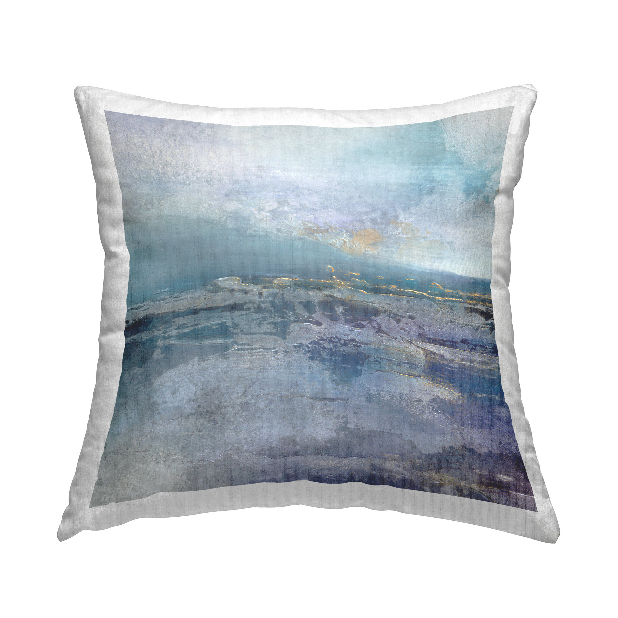 Marble Abstract Throw Pillow Covers Pack of 2 18x18 Inch (Earth