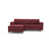 100 % lin rouge bordeaux est en rupture de stock
