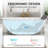 CASAINC 65" Solid Surface Freestanding Soaking Bathtub With Pattern-122588489