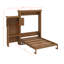 Grand lit escamotable avec tablettes-1670541094