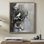 ANIMALS Series Lxxxi, reproduction encadrée - bois massif