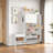 All-In-One Shoe Storage Cabinet And Shoe-Changing Bench With Hidden Storage And Display Shelves-1645202772