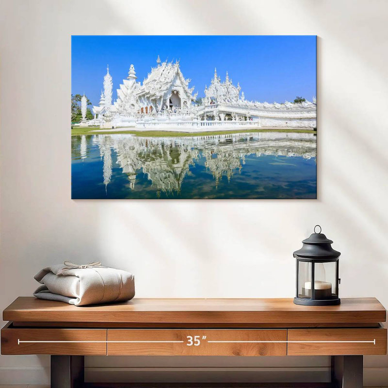 Temple bouddhiste Wat Rong Khun, H 16 po x l 24 po