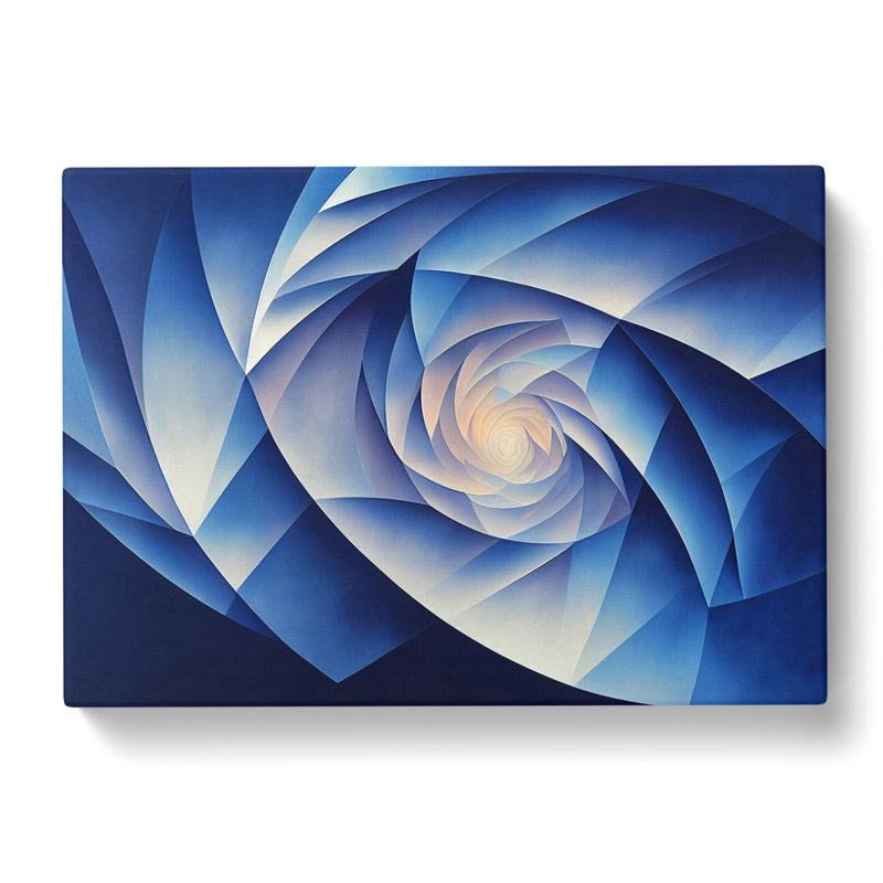 Lively Abstract Fractals - Wrapped Canvas, 50cm H x 76cm W x 3cm D
