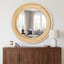 Miroir mural rond 30 po en rotin-133671643-133671645