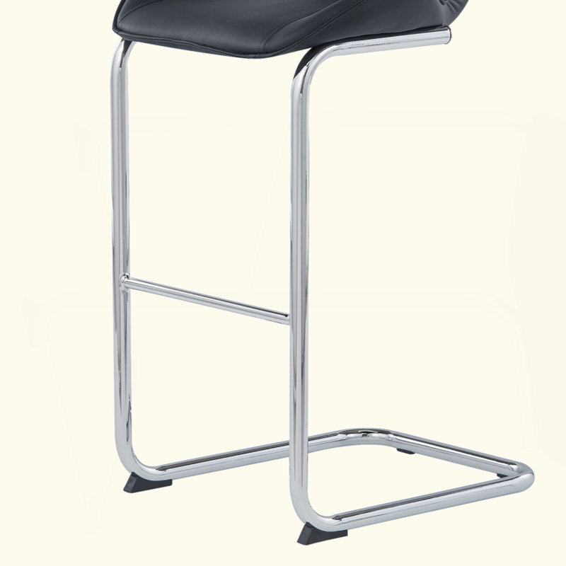 TABOURET 4 PC Charlotte, Noir