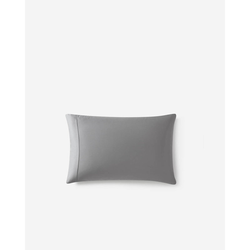 Natural Premium Bamboo Machine Woven - Set of 2, Twin Pillowcase Set with 2 Standard Pillowcases, Granite