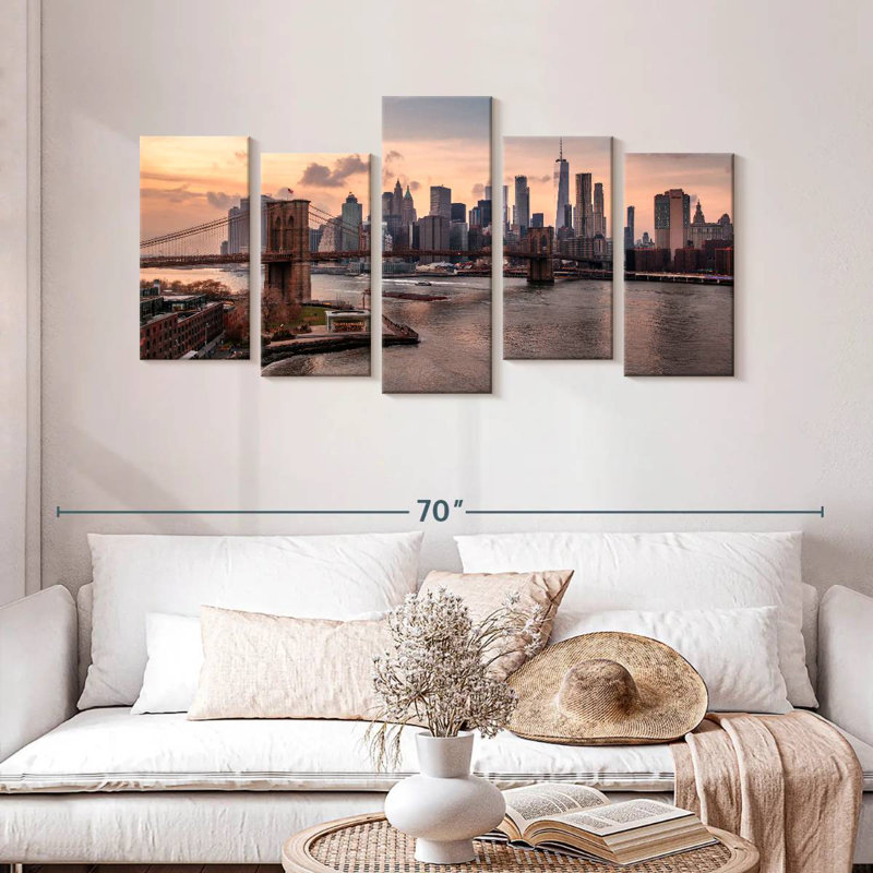 Senne Brooklyn Dusk, 27" H x 54" W