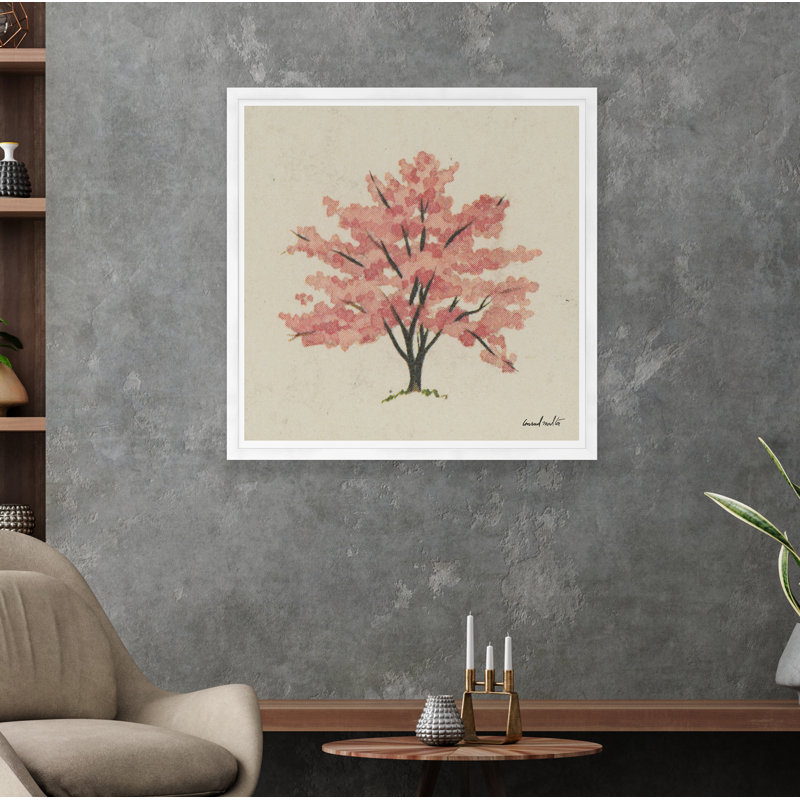 Cherry Blossom Tree Print, White