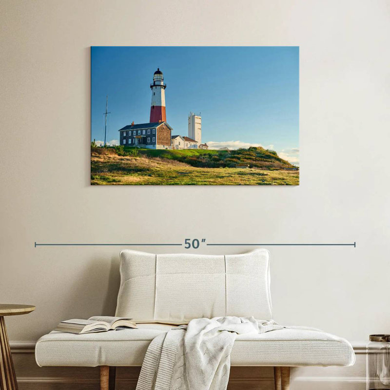 Lilie Montauk Lighthouse, 26" H x 39" W