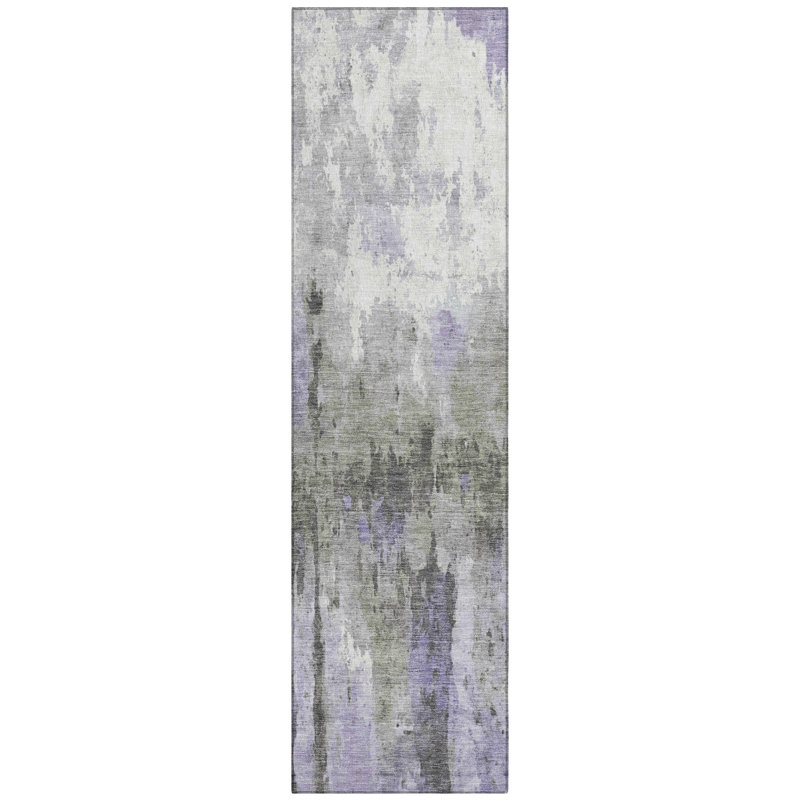 Machine Washable Indoor/Outdoor Pablo ACN2284 Abstract Rug, Runner 2'3" x 7'6"