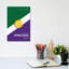 Grand Slam Wimbledon Open 2017 Minimal Poster by Chungkong - Wrapped Canvas Print-79677073