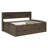 Full Size Wood Daybed With 2 Bedside Cabinets, Upper Shelves And 4 Drawers-998655690