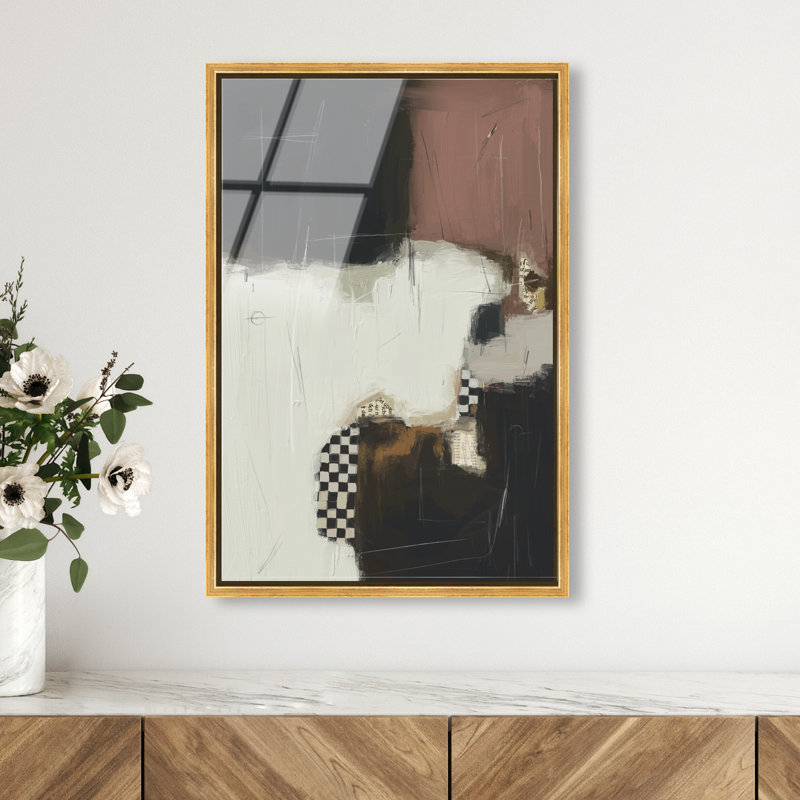 Longing II Print by Oliver Gal, 17"H x 25"W, Gold Floater Frame
