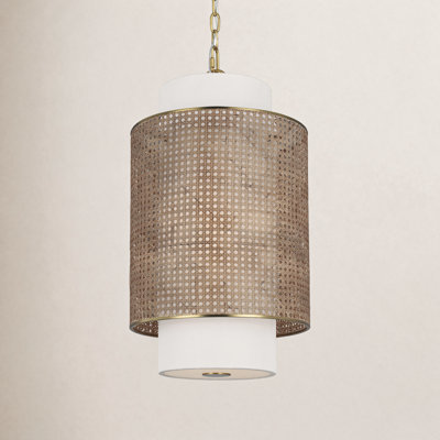Mulroney Linen Dimmable Pendant
