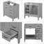 Base de meuble-lavabo simple 35,5 po seulement-90011030