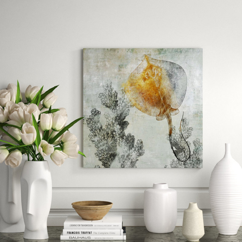 Coral Reef II Print by Sofia Fox, Plexi, 24" H x 24" W