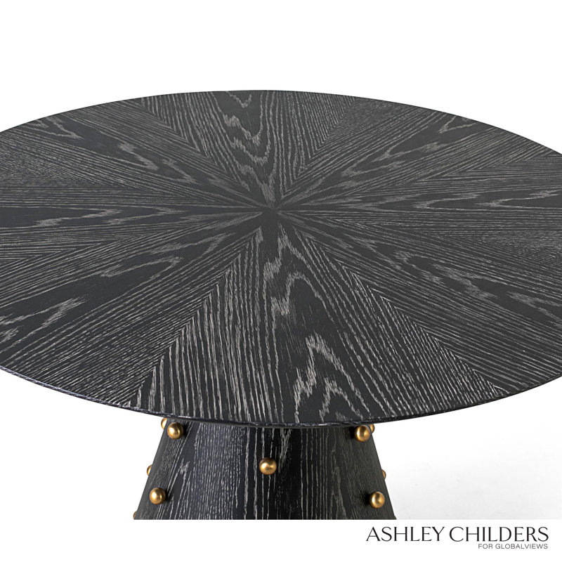 Spheres Center Table, 30"H x 40"L x 40"W, Black