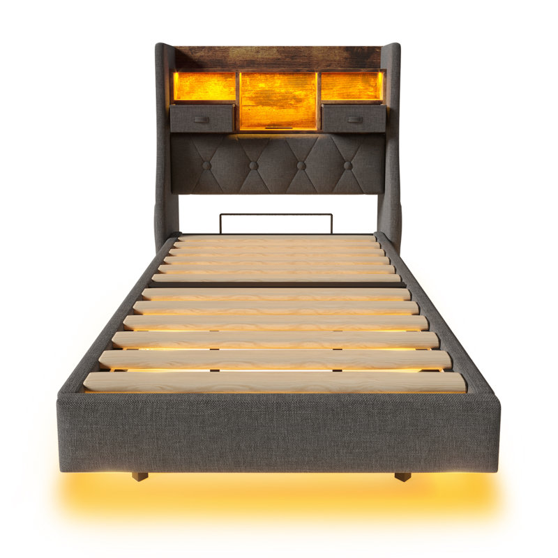 Storage Bed, European Single (90 x 200 cm)