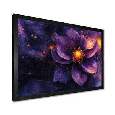 Dahlia vif lavande Dreamscape II - art mural Dahlia