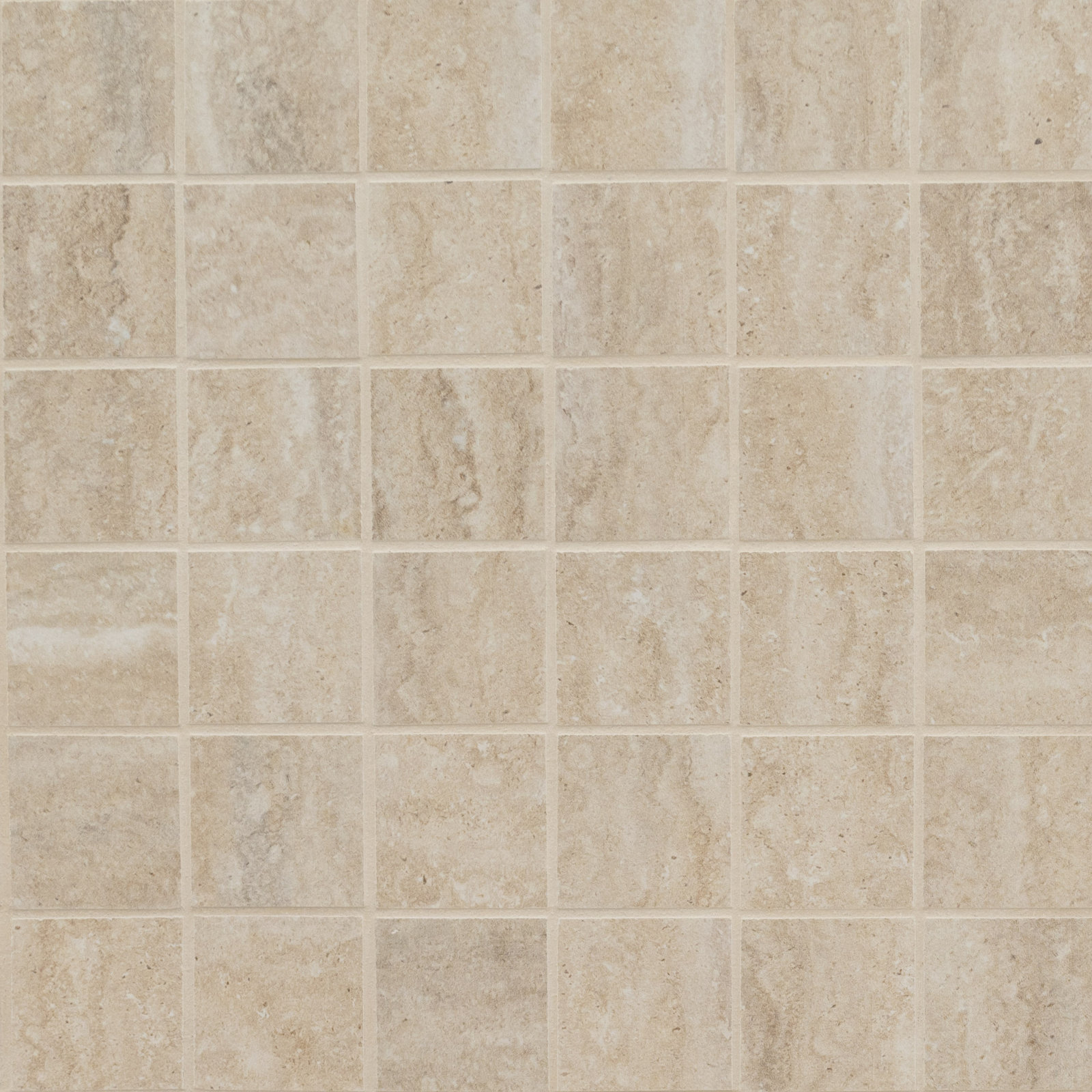 Linden Grid 12 in. x 12 in. Matte Porcelain Mosaic Floor and Wall Tile, Sienna
