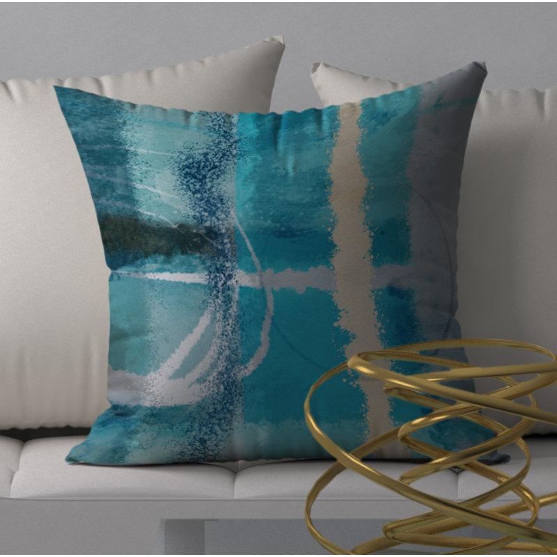 Housse de coussin carrée/insert, 18" x 18"