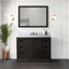 Meuble-lavabo gris cendre 48 po X P 22 po D, avec comptoir en marbre de culture-117970977