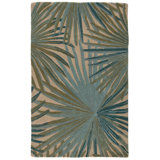Coastal Seaside Hand-Tufted Blue/Green Area Rug