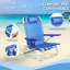Chaises de plage à dos (ensemble de 2), chaise de camping pliante robuste avec grandes poches-786968433