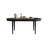 Solid Wood Oak black Dining Table-107560762