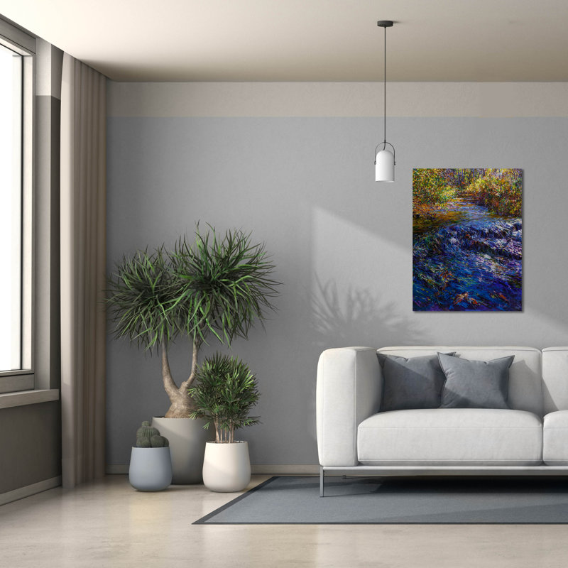 " Waterfall " by Joanne Towers, 34" H x 26" W x 1.5" D