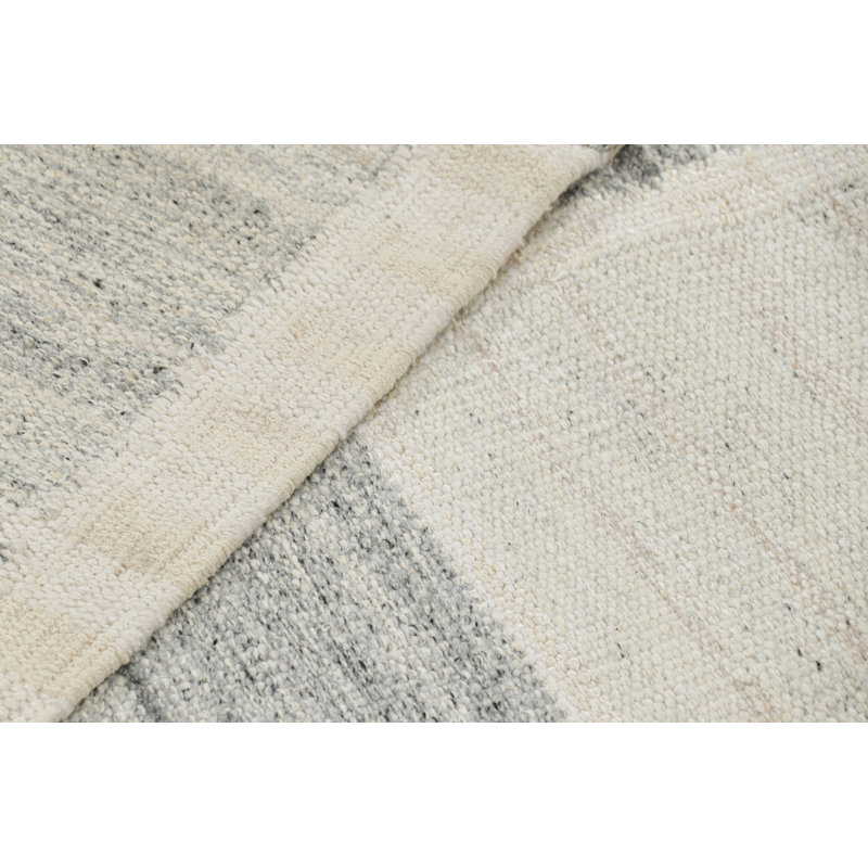 Scandinavian Wool Geometric Area Rug, Rectangle 14' x 20'