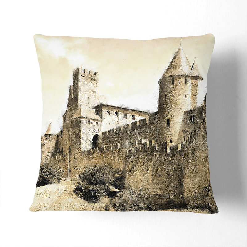 Square Cushion, 55cm H x 55cm W x 20cm D, Black